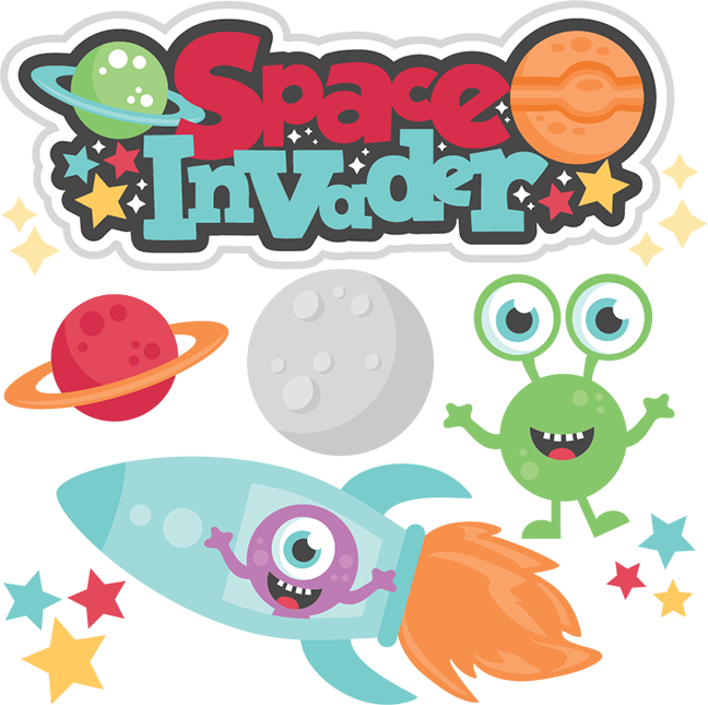 Clipart Rocket Space Invaders - Png Download (648x645), Png Download