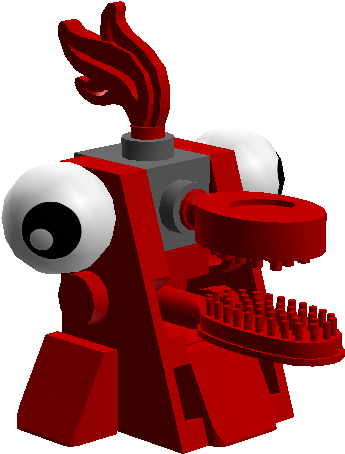 The Infernite Dalek Like Duck - Illustration Clipart (1040x601), Png Download