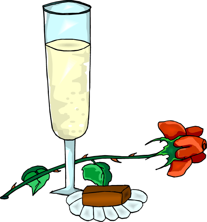 Hot Chocolate Clipart - Wine And Chocolate Clipart - Png Download (699x750), Png Download