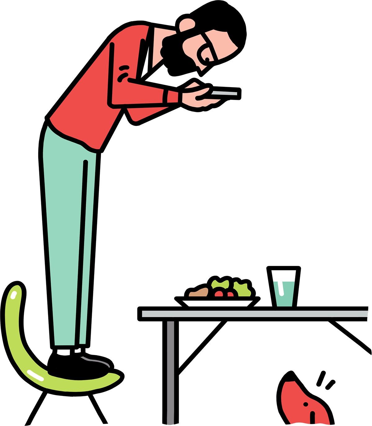 Creative Taking An Instagram Of Lunch - Creative Post For Instagram Clipart (1200x1374), Png Download