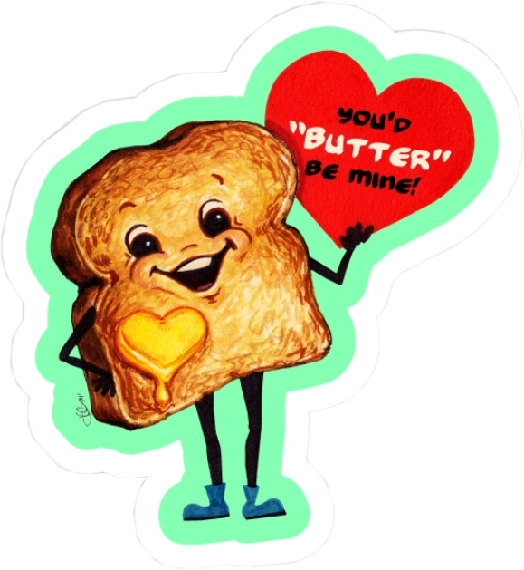 Toast Wall Tapestry - Small: 51" X 60" Clipart (579x629), Png Download