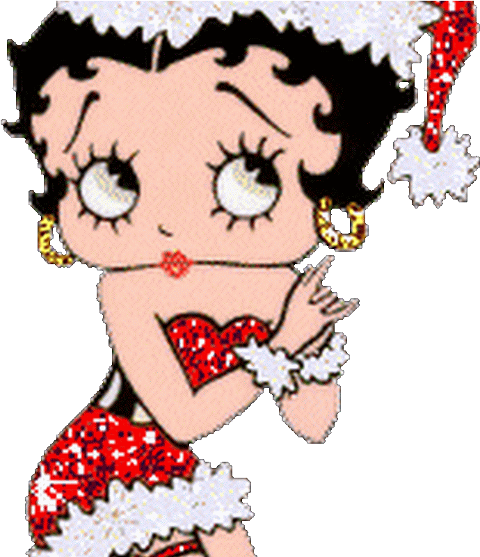 Dallas Cowboys Clipart Betty Boop - Free Printable Betty Boop Christmas - Png Download (800x800), Png Download