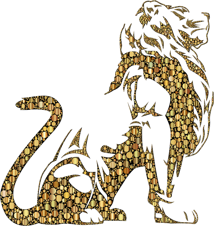 Clipart - Lion - Png Download (736x778), Png Download