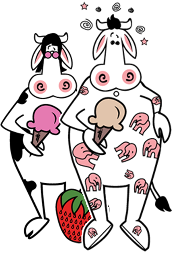Comfy Cow Awards - Comfy Cow Ice Cream, Crazy Good, Double Fold Vanilla Clipart (964x1080), Png Download