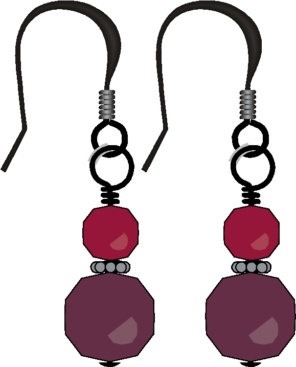 Ear With Earring Clipart - Clipart Of Earring - Png Download (771x771), Png Download