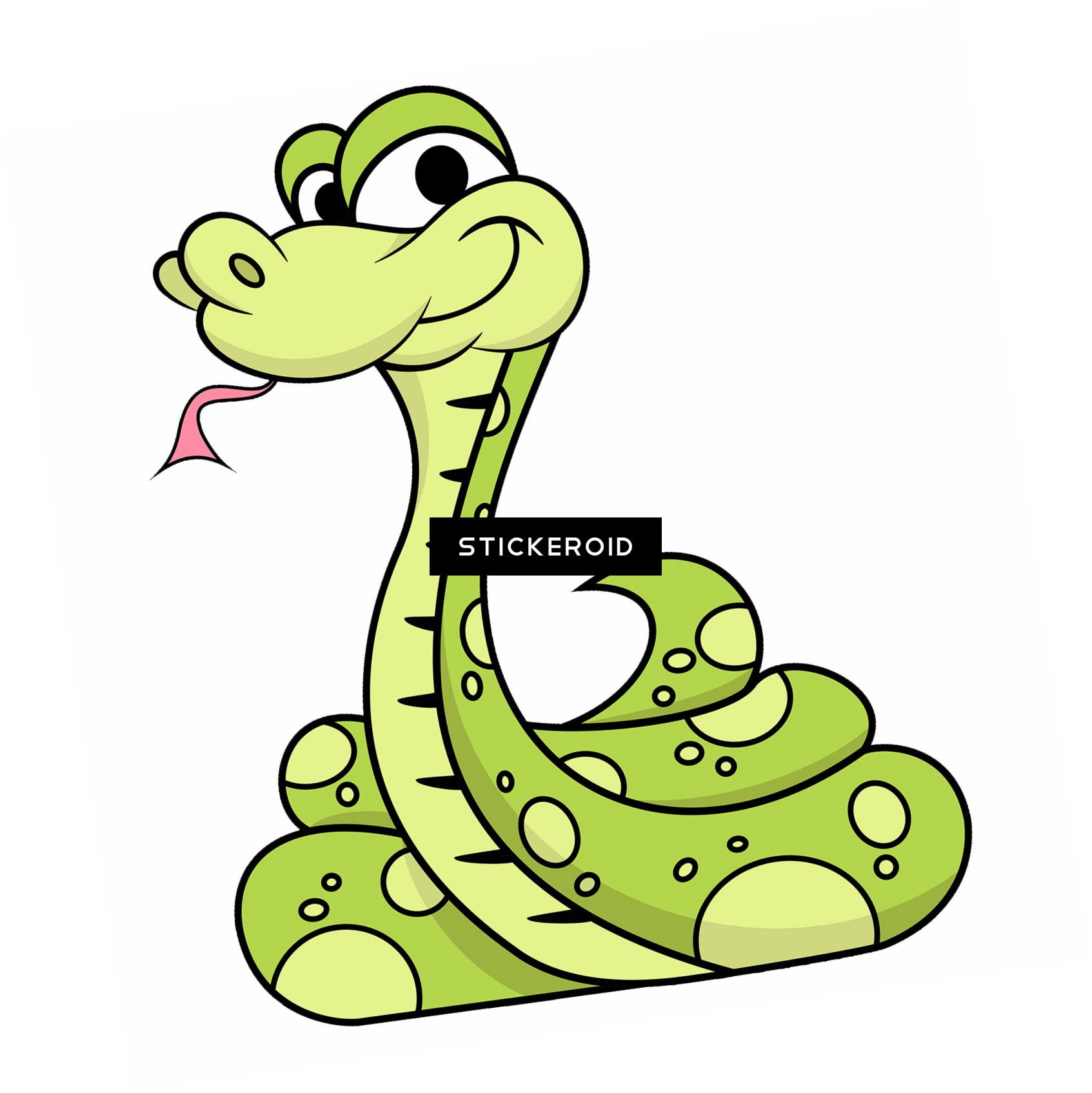 Cute Snake - Listening Ear Can Be A Running Mouth Clipart (1693x1694), Png Download