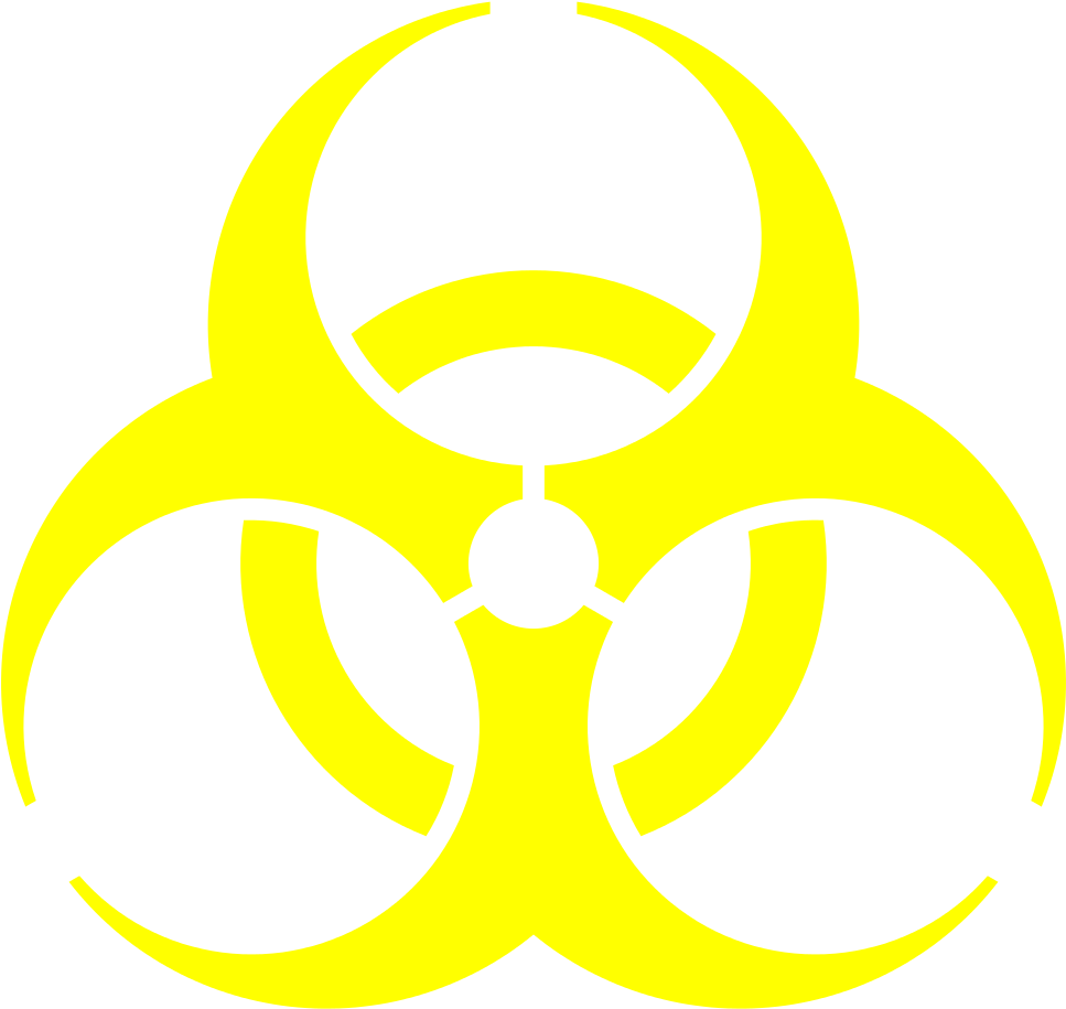 Biohazard Symbol Clipart (1024x1024), Png Download