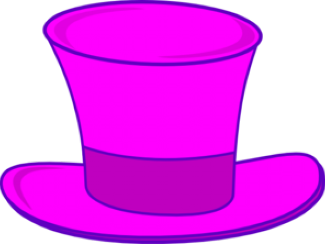 Top Hat Clipart Colorful Hat - Purple Top Hat Clipart - Png Download (640x480), Png Download
