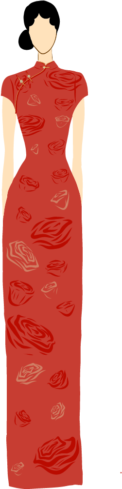 One Of The Most Popular Tunics Worn By Women In China Clipart (2432x1824), Png Download