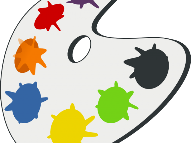 Palette Clipart Vector Paint - Paleta De Cores Aquarela - Png Download (640x480), Png Download