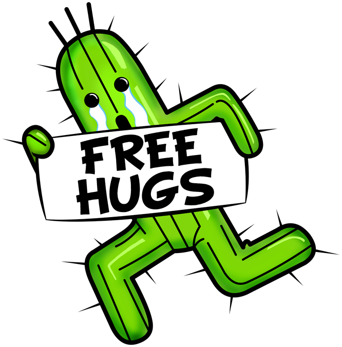 Free Hugs Preview - Pampa Free Hugs Clipart (666x676), Png Download