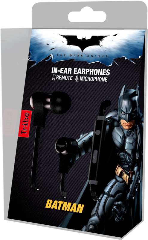 Tribe Batman Logo Stereo In-ear Earphones Clipart (1200x900), Png Download