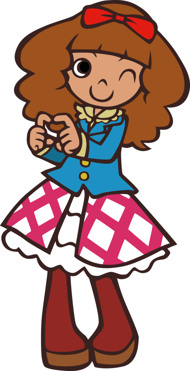 Pop N Music Rie Chan Clipart (640x1246), Png Download