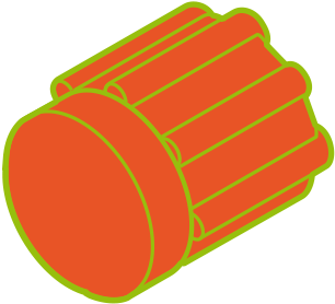 Valve Cap 16mm Hp M10 X Clipart (800x800), Png Download