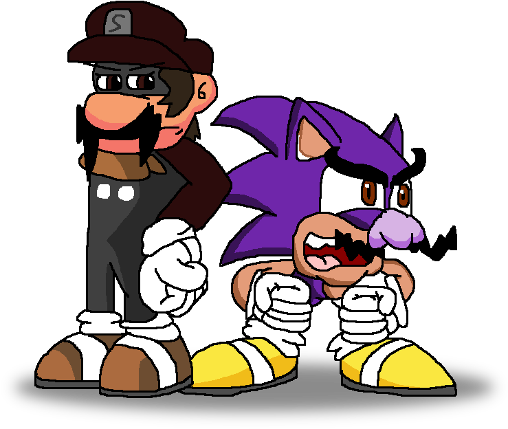 Image Library Stock At Getdrawings Com Free For Personal - Silhouette Mario Dorkly Clipart (793x672), Png Download