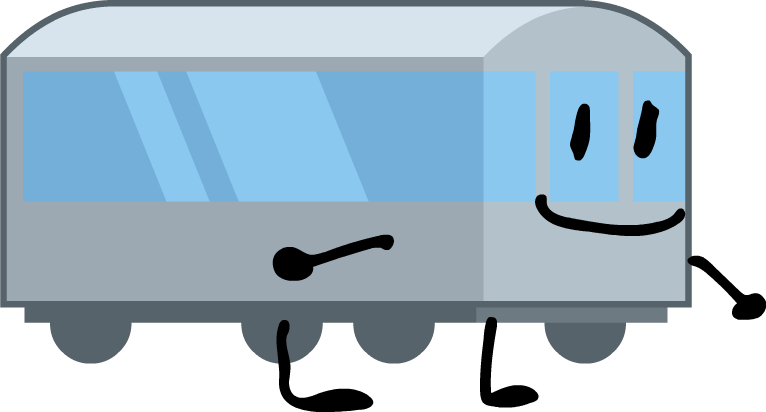 The Train - Bfdi Train Clipart (766x412), Png Download