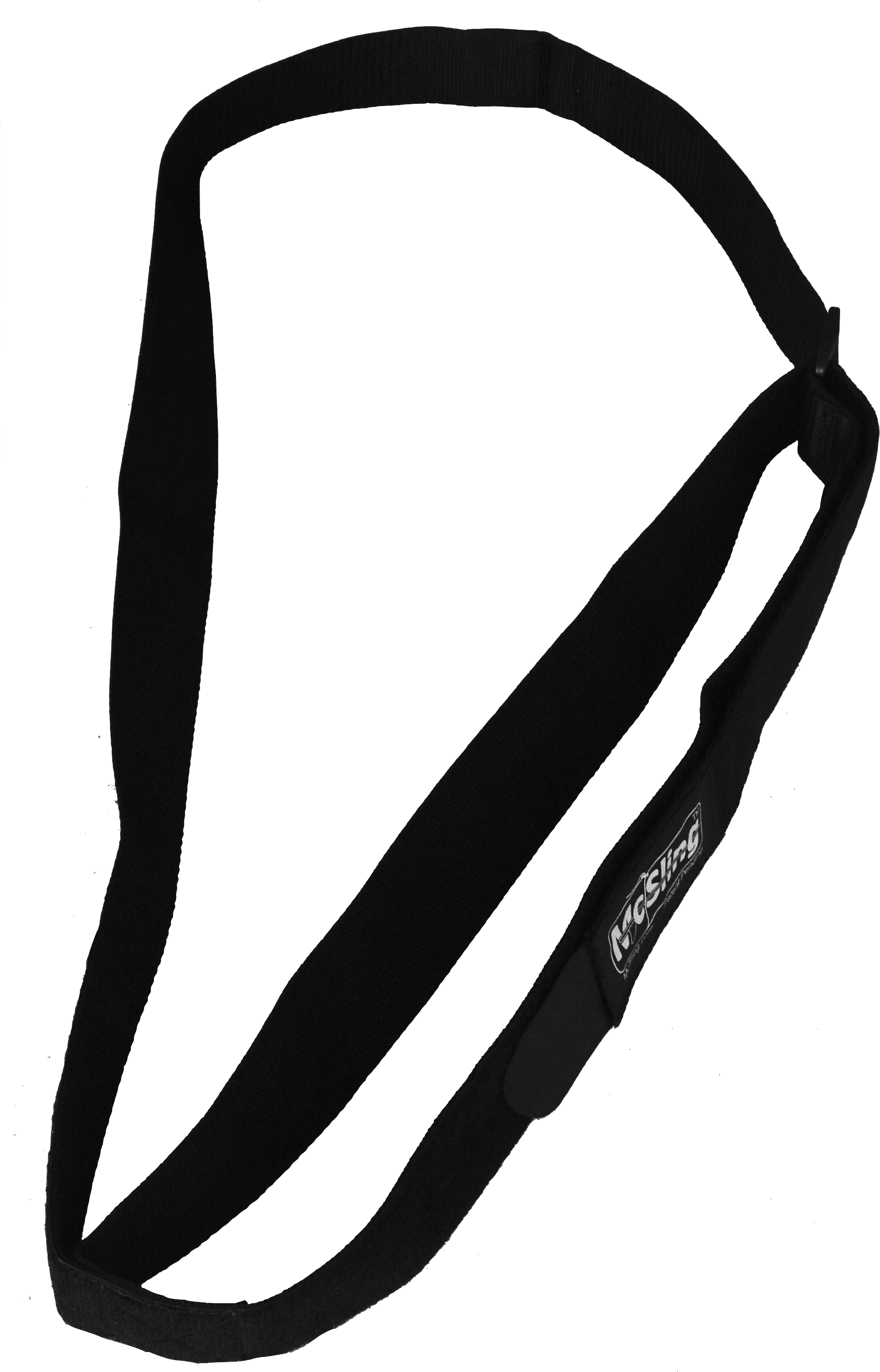 Mcsling4surf Is A Black Color Surfboard Carry Strap, - Black Clipart (2004x3118), Png Download