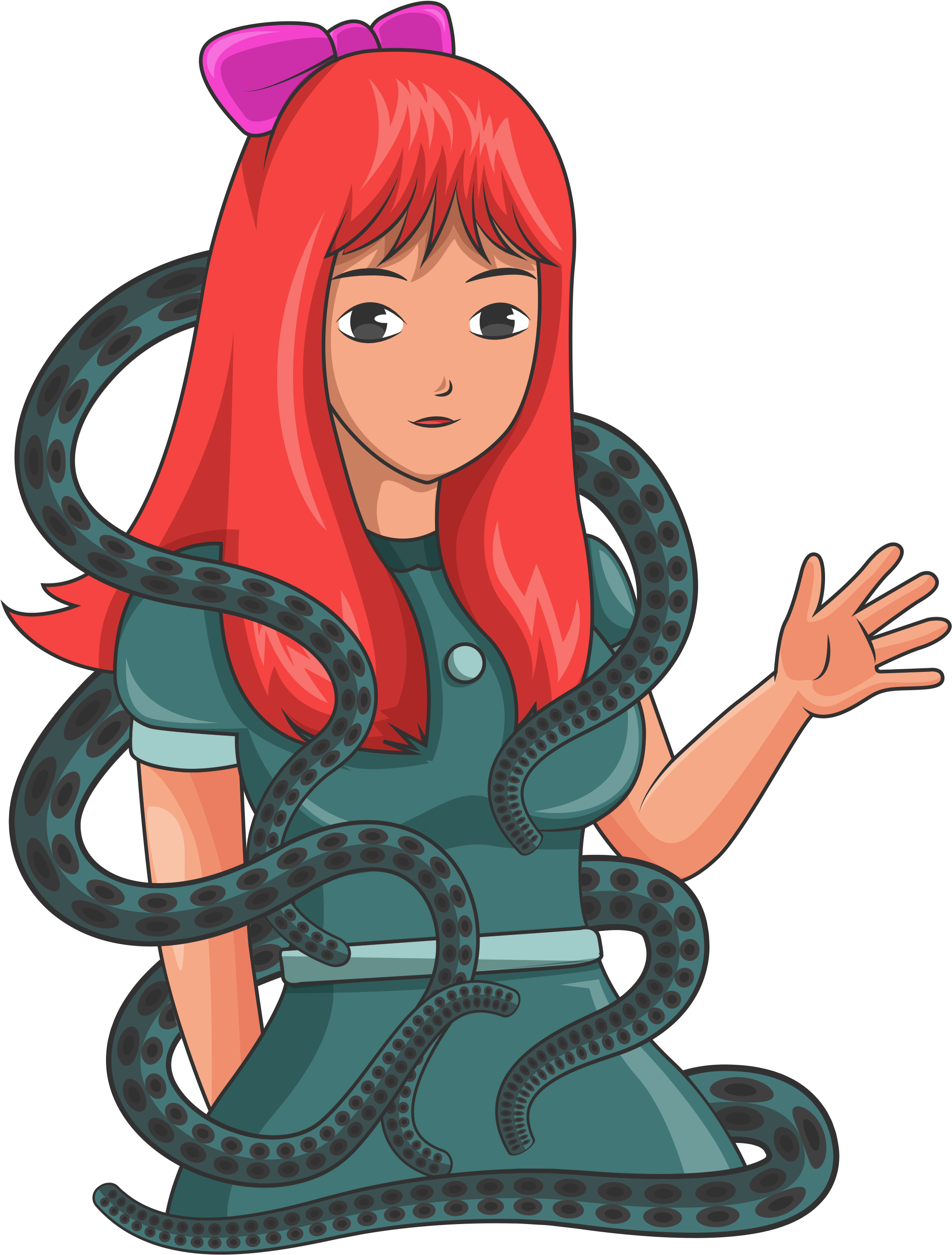 Trading Cards Are Being Worked On, When Finished They - Hentai Clipart (2091x2765), Png Download