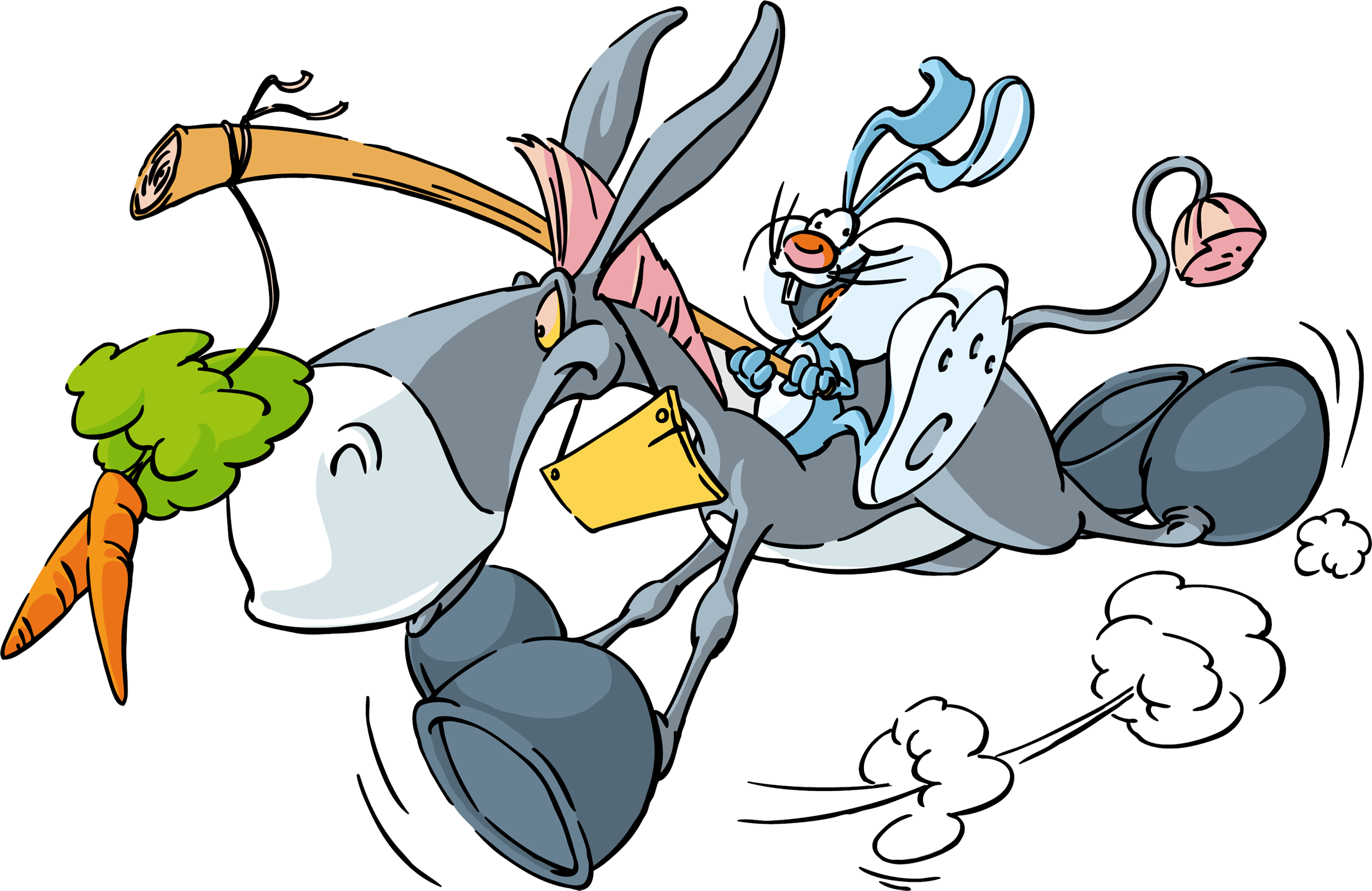 More Information - Cartoon Donkey Funny Art Mugs Clipart (2209x1435), Png Download