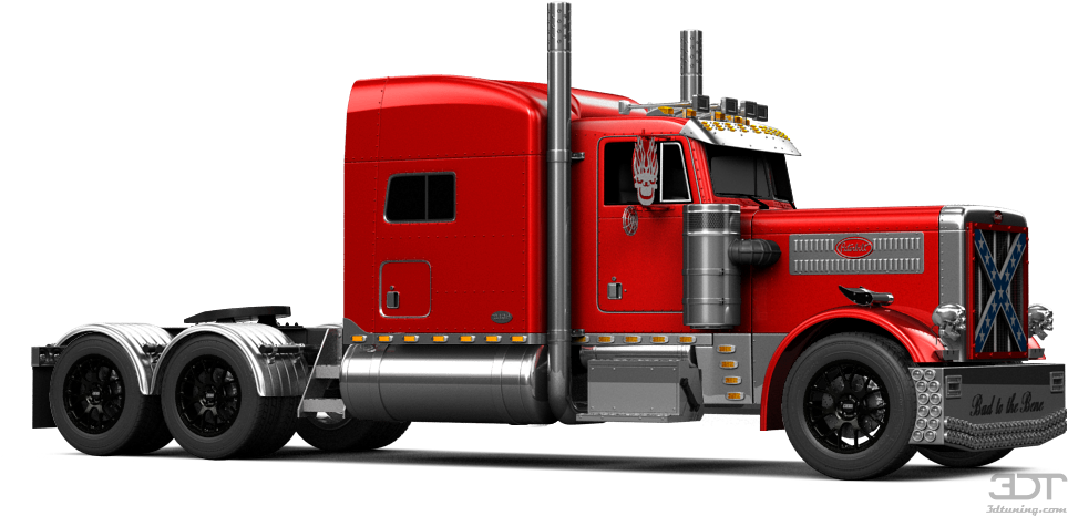 Peterbilt 359 Truck 1987 Tuning - Car Clipart (1004x500), Png Download