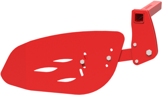 Adjustable Lateral Side Deflector Limits Earth Thrown Clipart (1600x876), Png Download