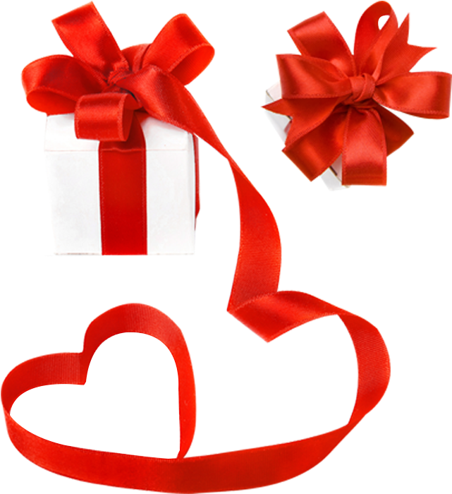 Gift Ribbon Valentine's Day Decorative Box - Gift Clipart (641x700), Png Download