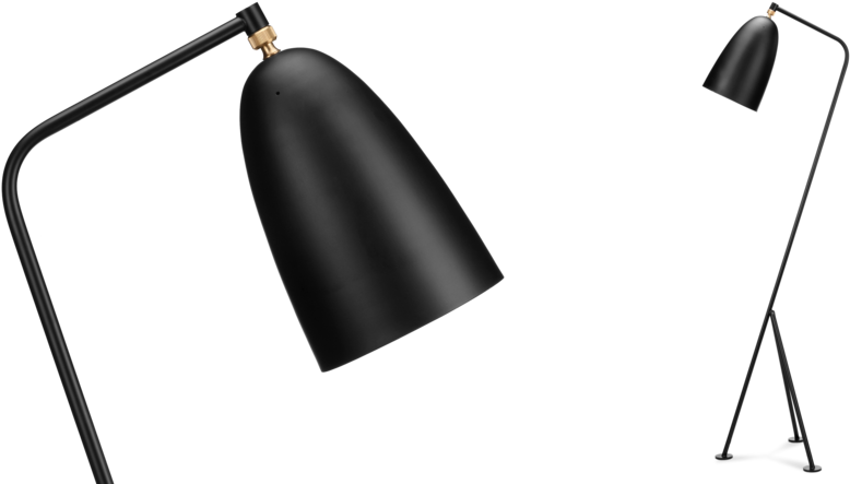 Grasshopper Floor Lamp - Torchère Clipart (900x450), Png Download