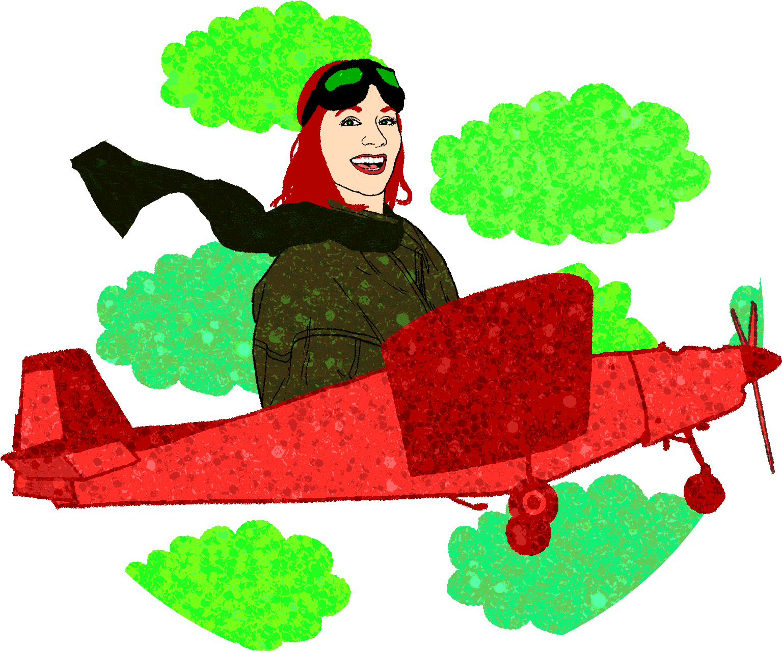 Happy I Love You Sticker By Rebecca Hendin Clipart (1200x1200), Png Download