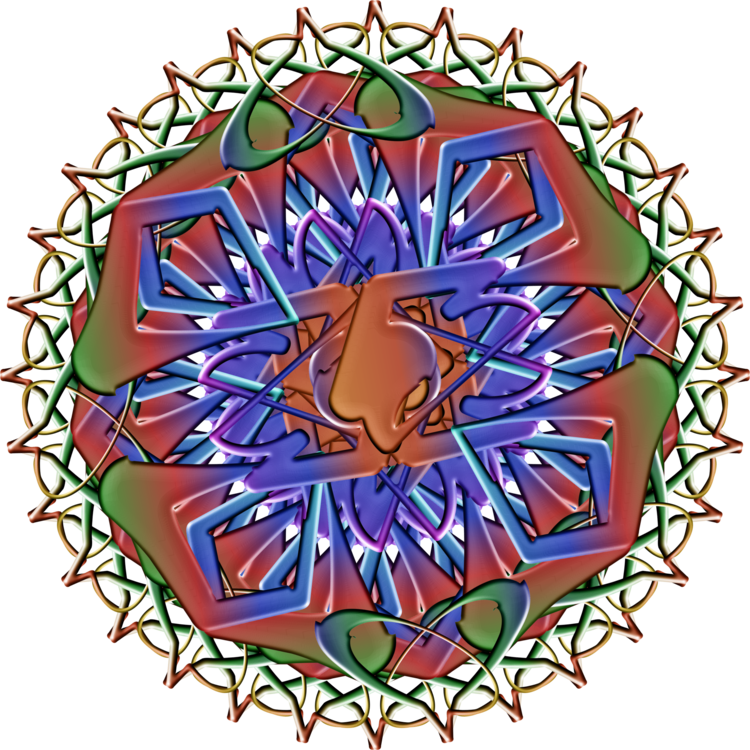 Computer Icons Kaleidoscope Television Web Page Symmetry - Kaleidoscope Television Clipart (750x750), Png Download