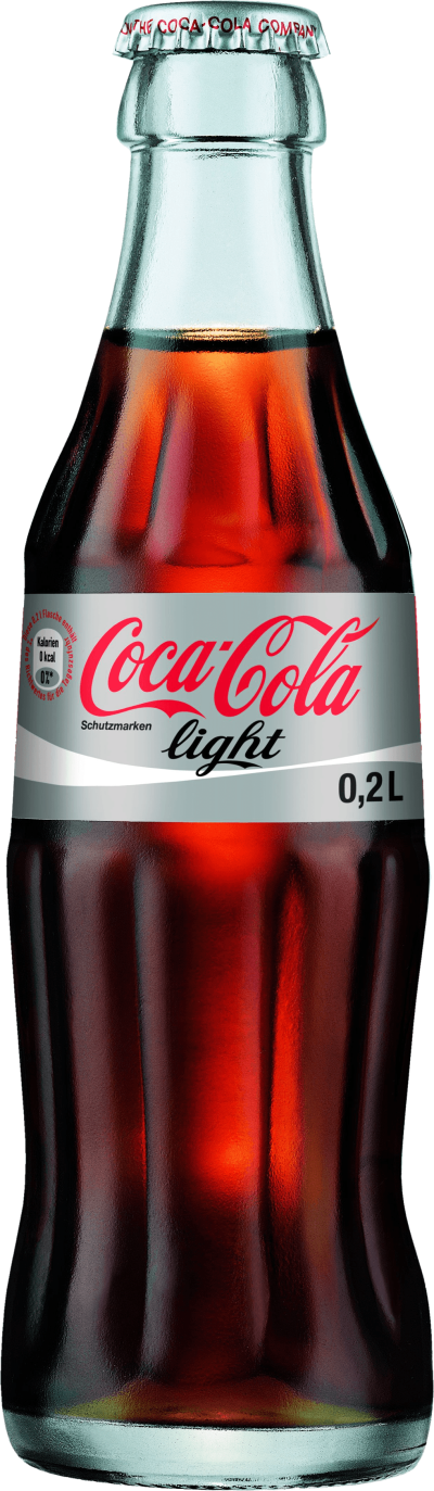 Coca Cola Bottle Png Image - Coca Cola Light Bottle Clipart (400x1373), Png Download