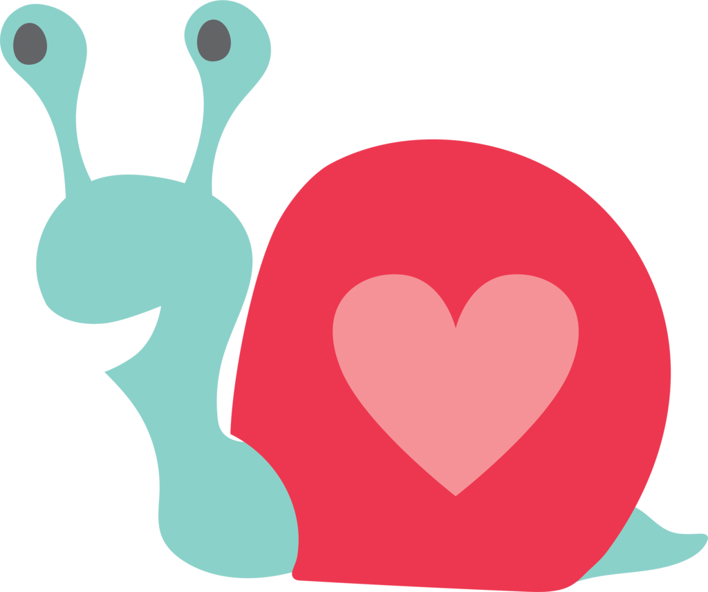 Love Snail Cookie Cutter Clipart (1024x857), Png Download