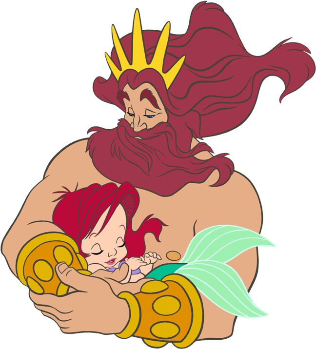 Little Mermaids - Ariel Clipart (658x720), Png Download