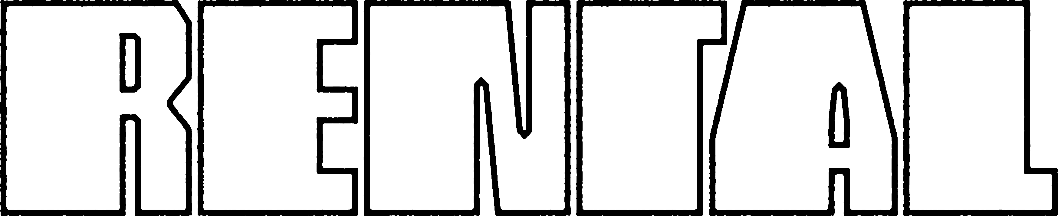 Cody Lane Blue Room - Line Art Clipart (3496x714), Png Download