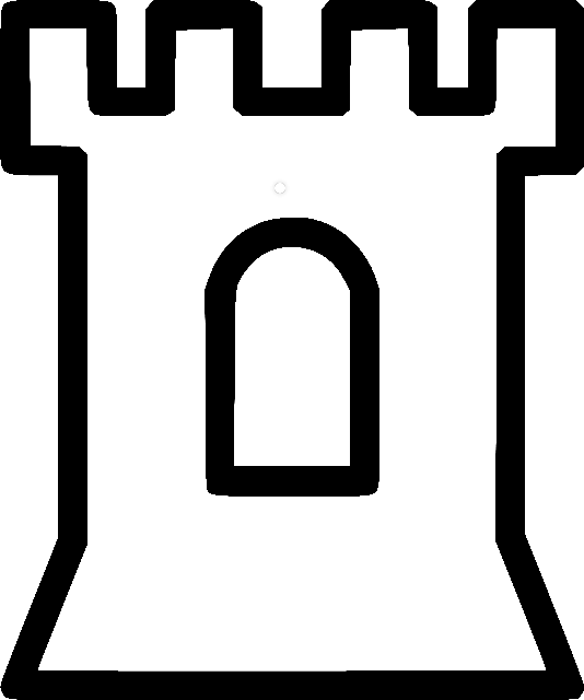 Castle Icon Clipart (534x640), Png Download