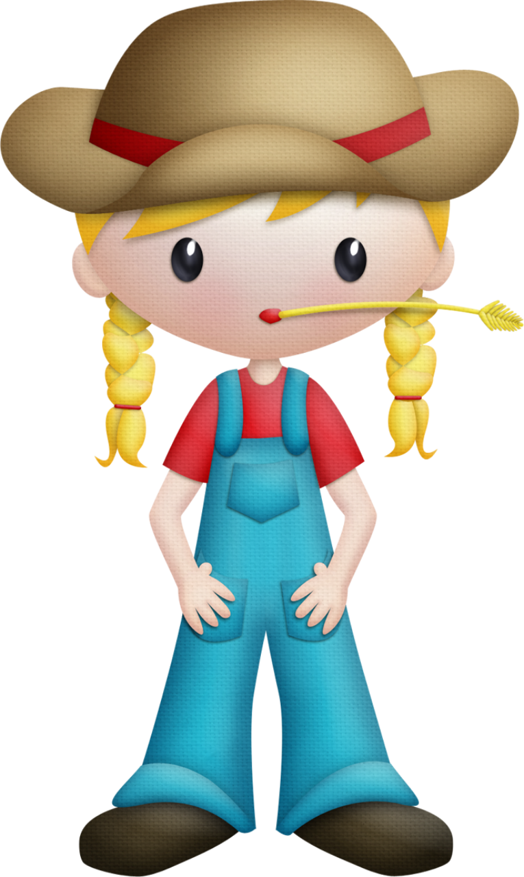 Farmers Clipart Farm Life - Granjero Niño Animado Tierno - Png Download (765x1280), Png Download