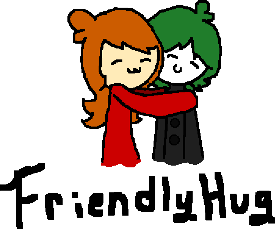 Friendly Hug Clipart (1000x1000), Png Download