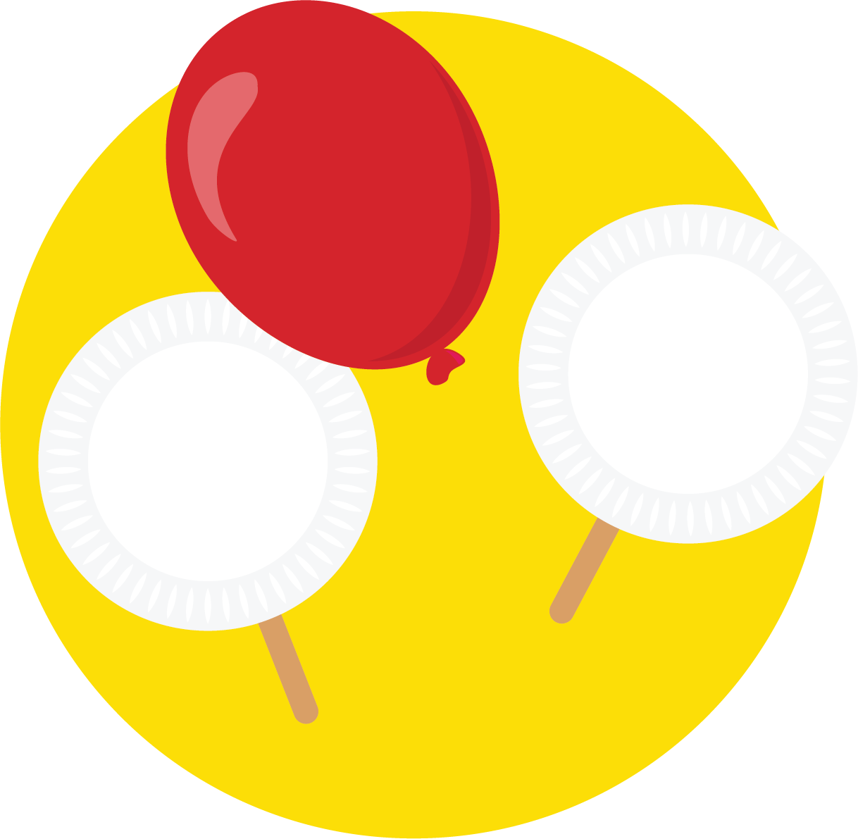 Project Details - Pop The Balloon Instruction Clipart (1218x1191), Png Download