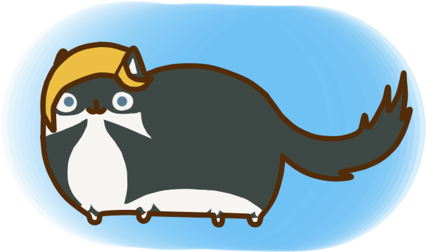 Samthemoose101 Pusheen Ych - Cartoon Clipart (648x482), Png Download