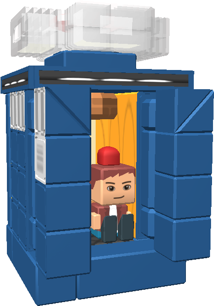 A Working Flying Doctor Who T - Lego Clipart (768x768), Png Download