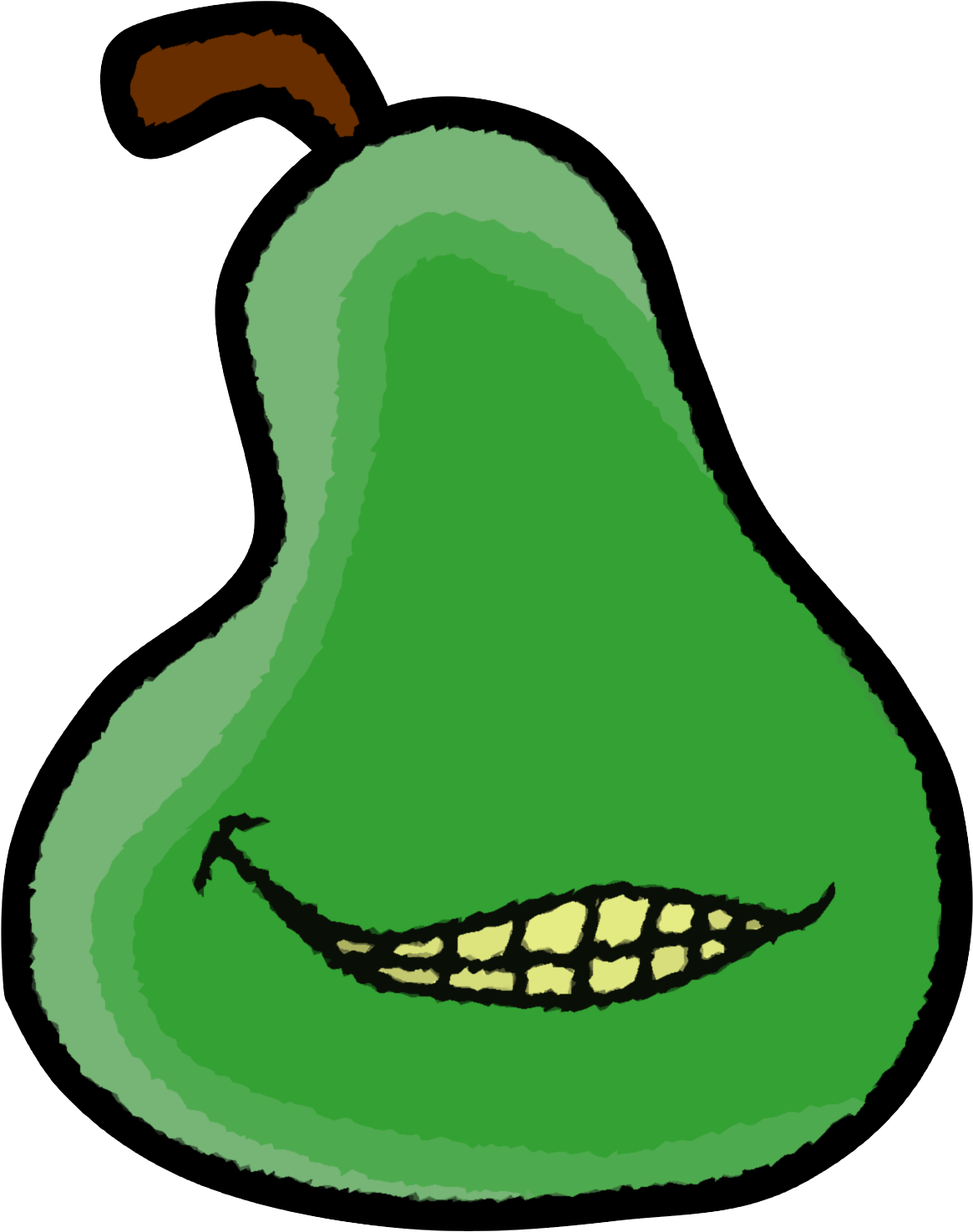 Pear Clipart For Kids - Can Stock - Png Download (1500x1500), Png Download