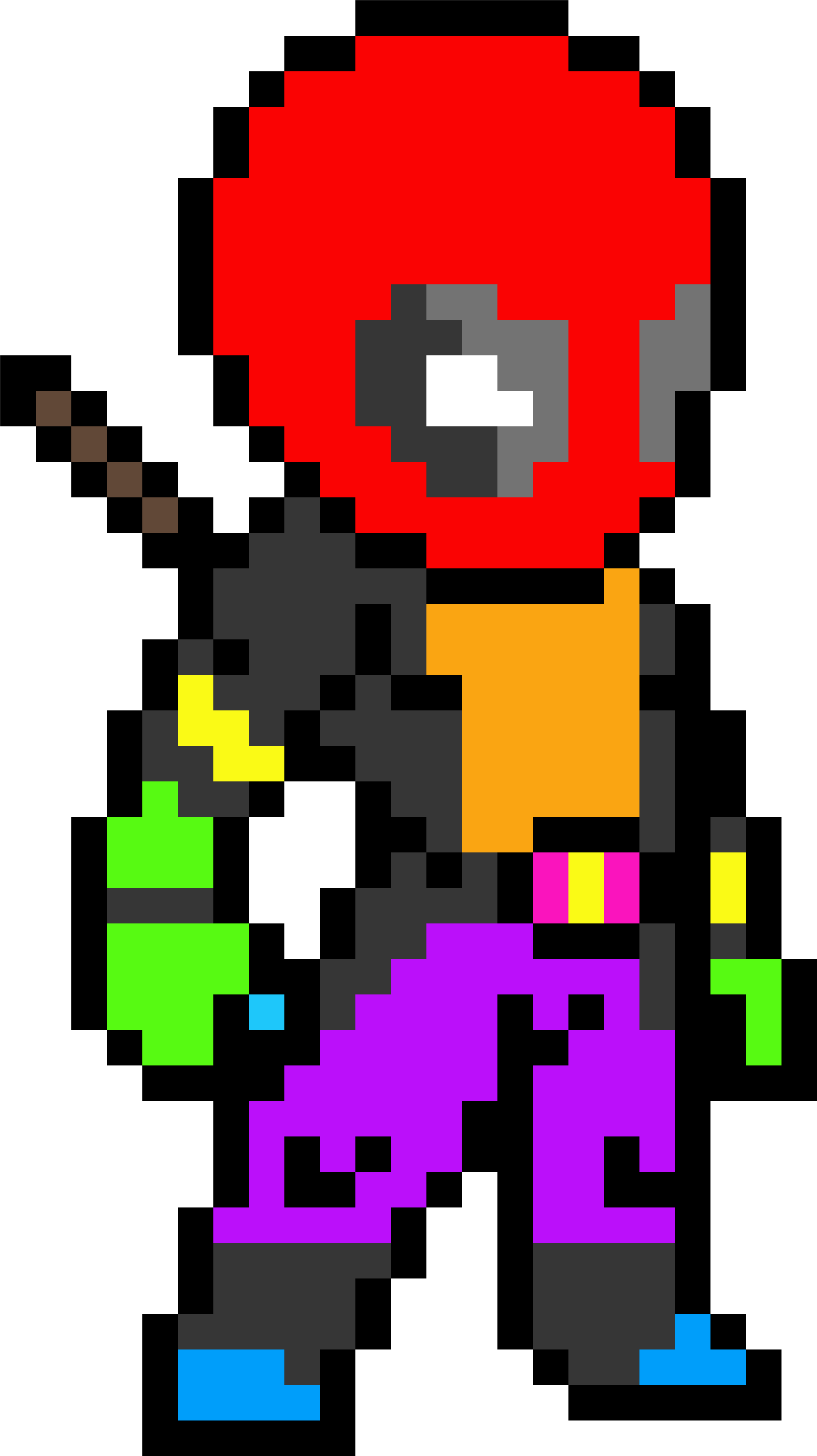 Gay Deadpool - Pixel Art Deadpool Clipart (2700x4200), Png Download