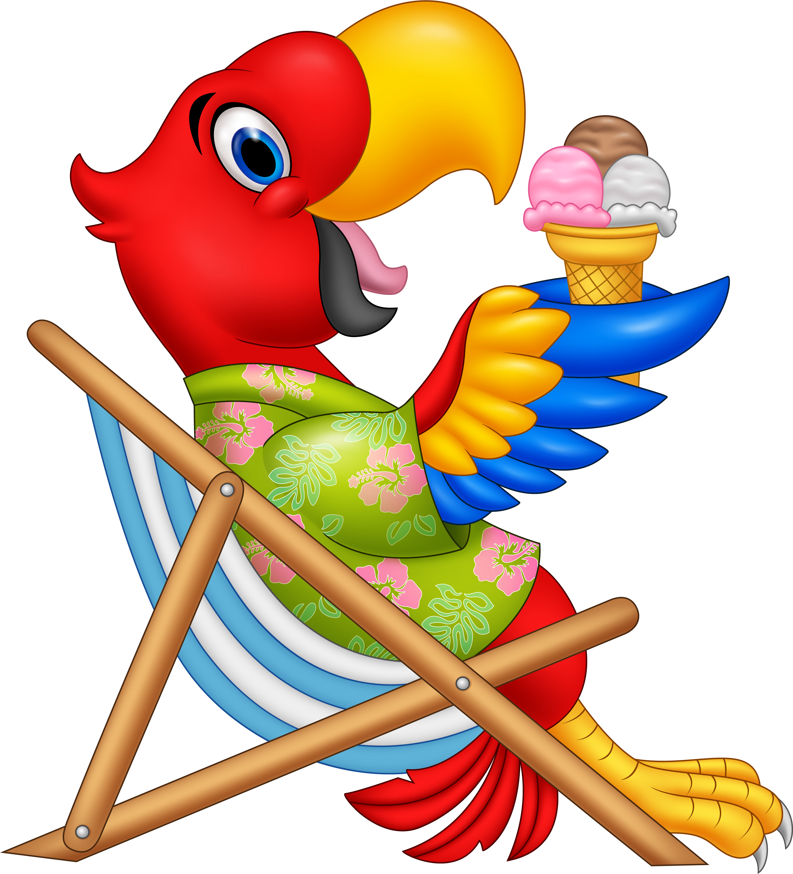 Drawing Macaw Illustration Red Cartoon - Drawing Clipart (3001x3308), Png Download