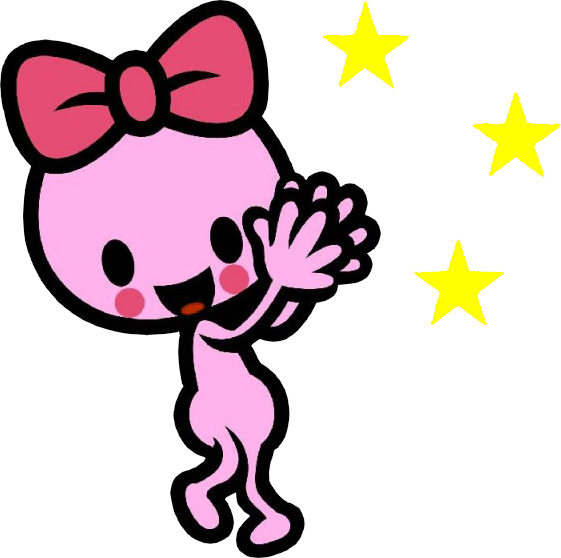 Miss Ribbon - Rhythm Heaven Miss Ribbon Clipart (561x558), Png Download