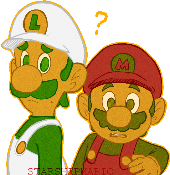 / Supermario Mario Luigi - Cartoon Clipart (621x563), Png Download