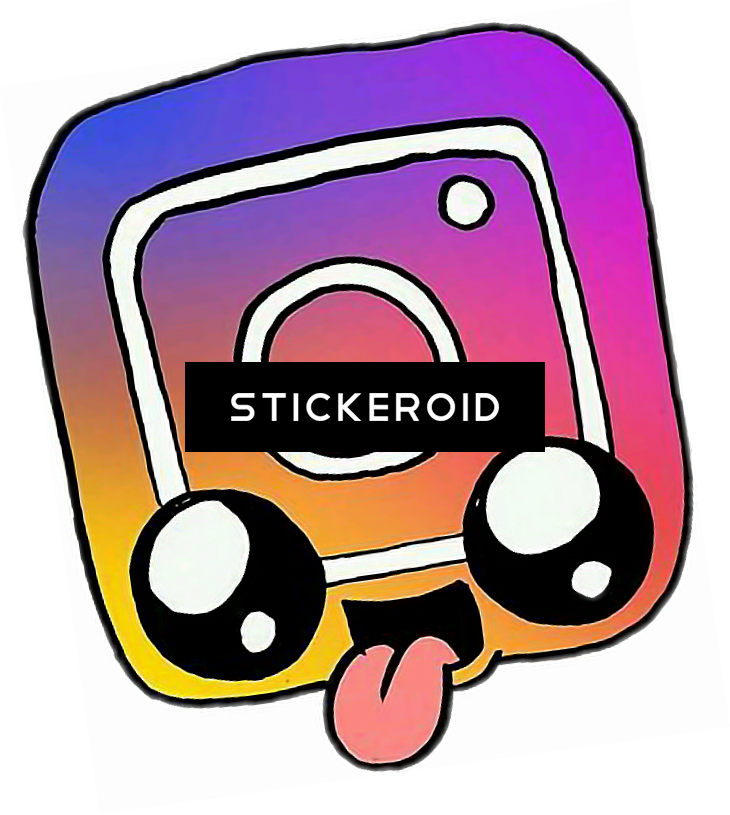 Instagram Instaicon Insta - Kawaii Instagram Clipart (730x815), Png Download