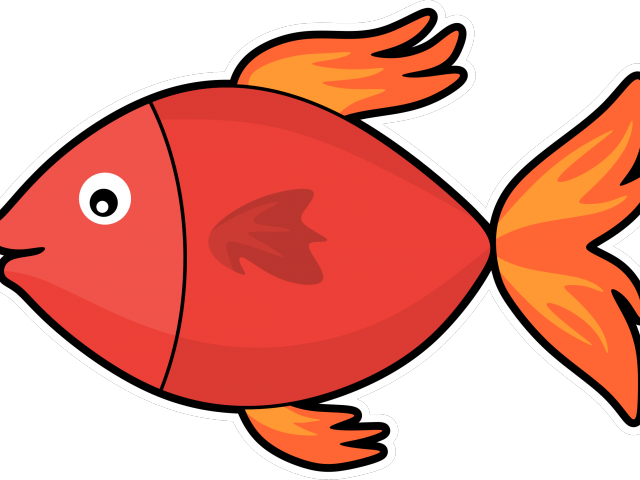 Cartoon Of Fish - Clipart Of Fish - Png Download (640x480), Png Download
