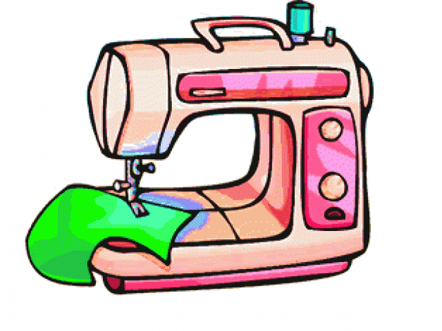 Sewing Machine Clipart Sewing Class - Cartoon Picture Of Sewing Machine - Png Download (640x480), Png Download