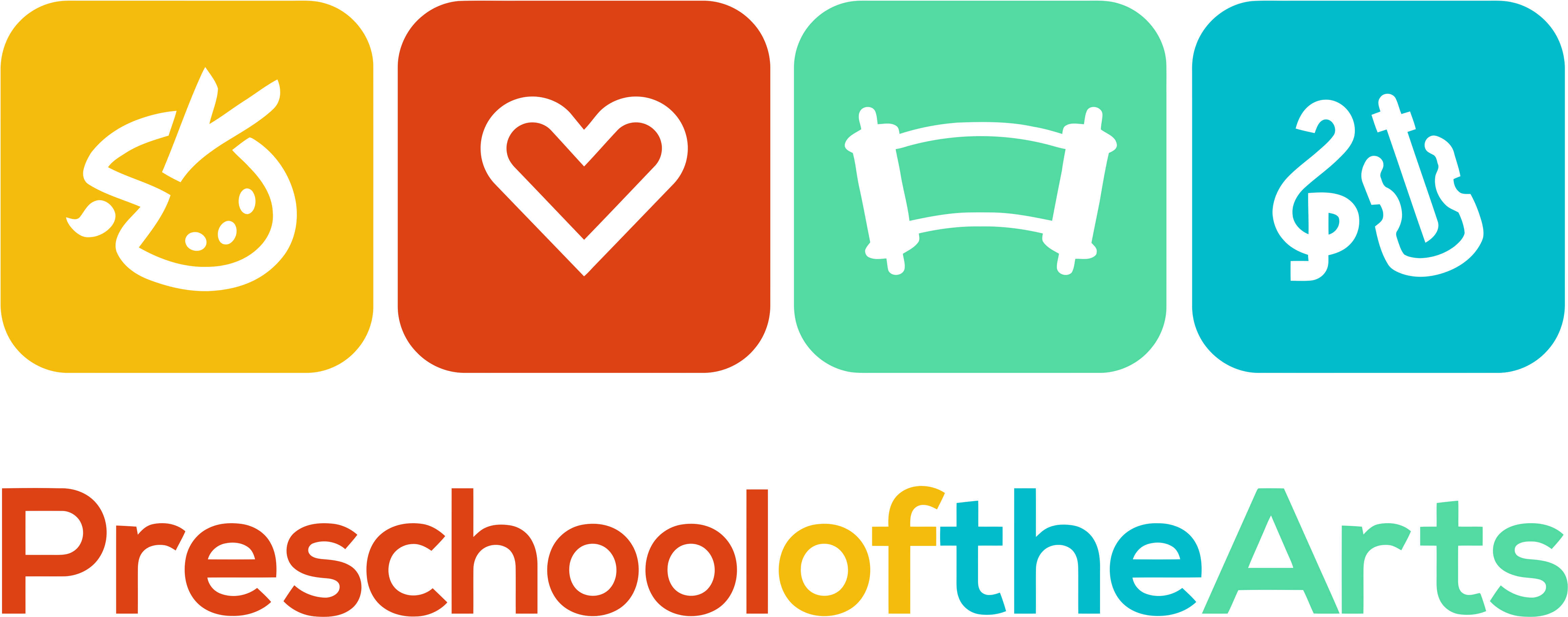 Preschool Of The Arts Done Vectorized Clipart (5050x2288), Png Download