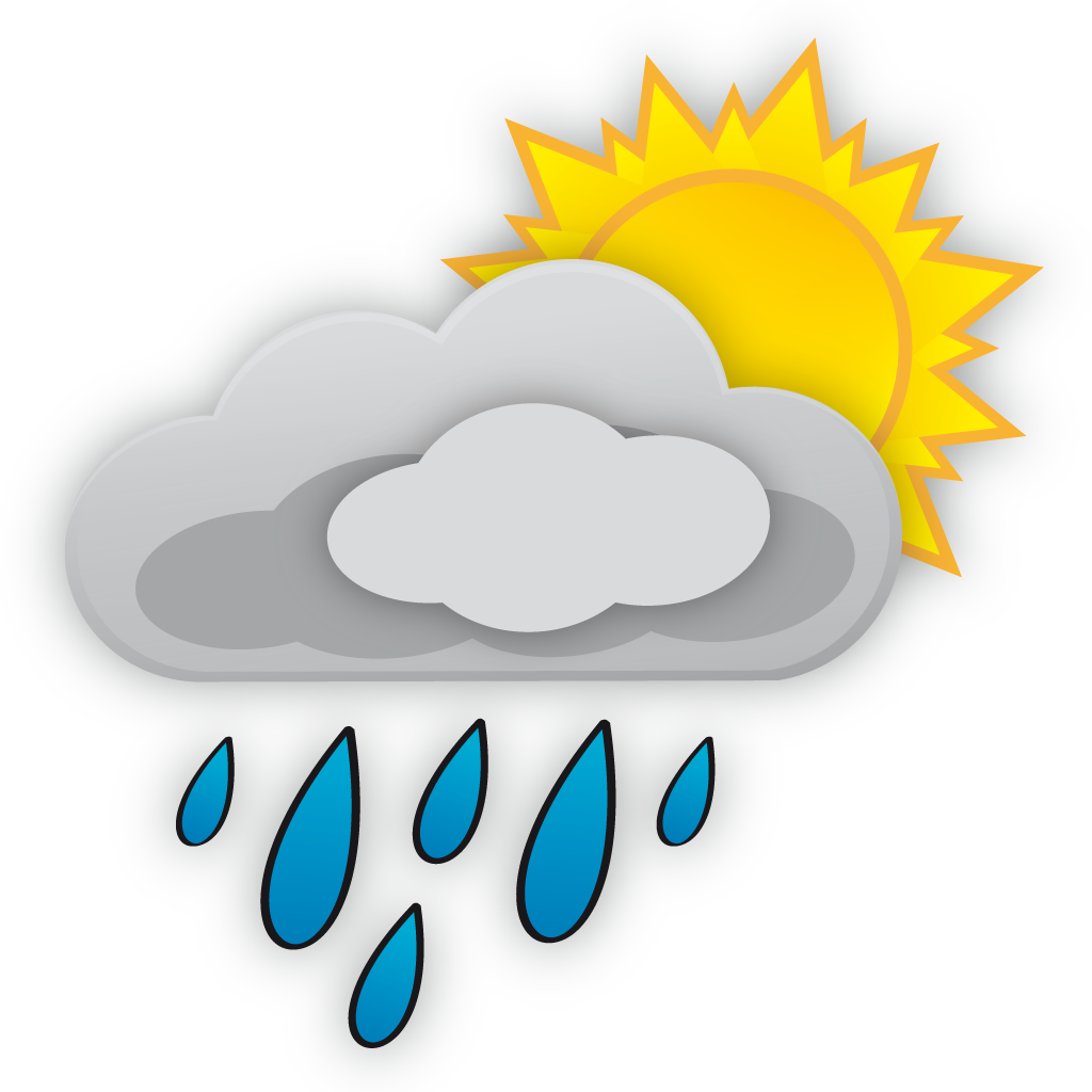 Showers - Logo Weer Clipart (1024x1024), Png Download