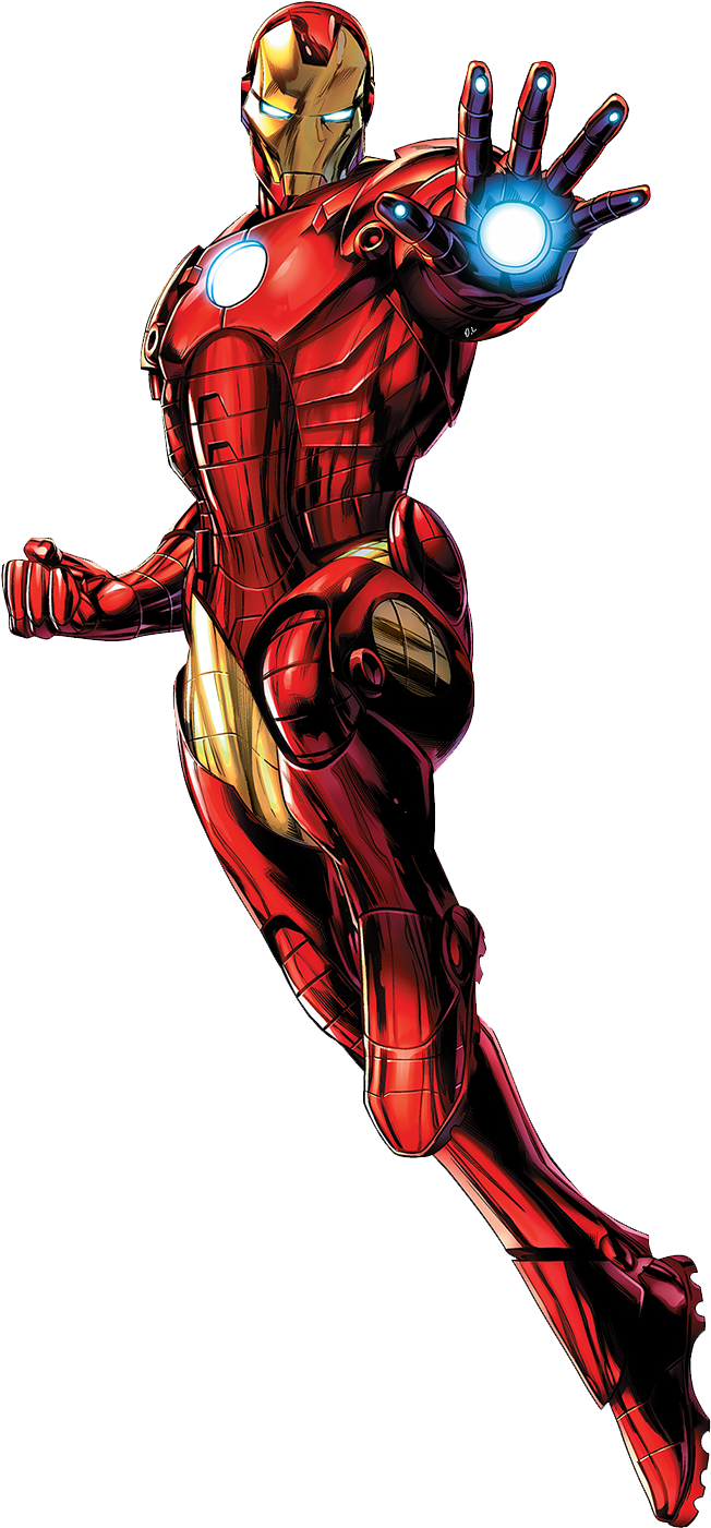 Marvel Avengers Iron Man Clipart (702x1494), Png Download